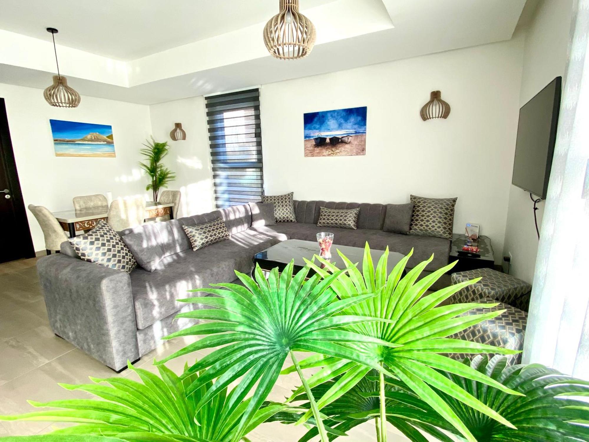 Luxurious Golf & Sea View Beach Apartment With Pool Access - Tamourrit, Taghazout Bay Ngoại thất bức ảnh